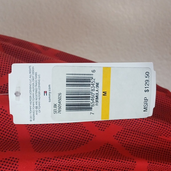 NWT TOMMY HILFIGURE Red Sleeveless Maxi Dress MED - Picture 10 of 12